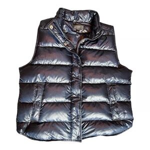 J.Crew Navy Blue Down Vest Puffer women’s Jacket